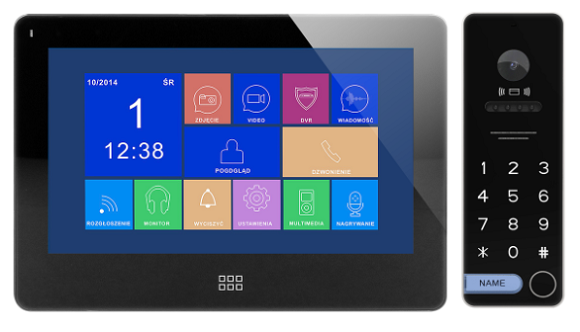 OR-VID-EX-1062/B Zestaw wideodomofonowy Vibell OR-VID-EX-1062/B