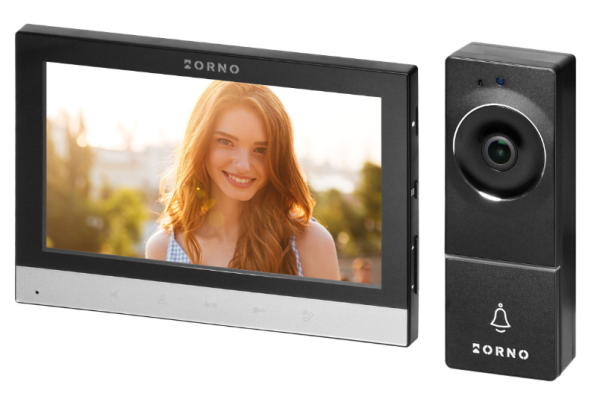 OR-VID-MD-1084/B Zestaw wideodomofonowy jednorodzinny 4-żyły