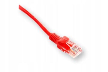 GF-PC5EUTP-0.5R PATCHCORD SKRĘTKA CAT.5E UTP 0,5m czerwony
