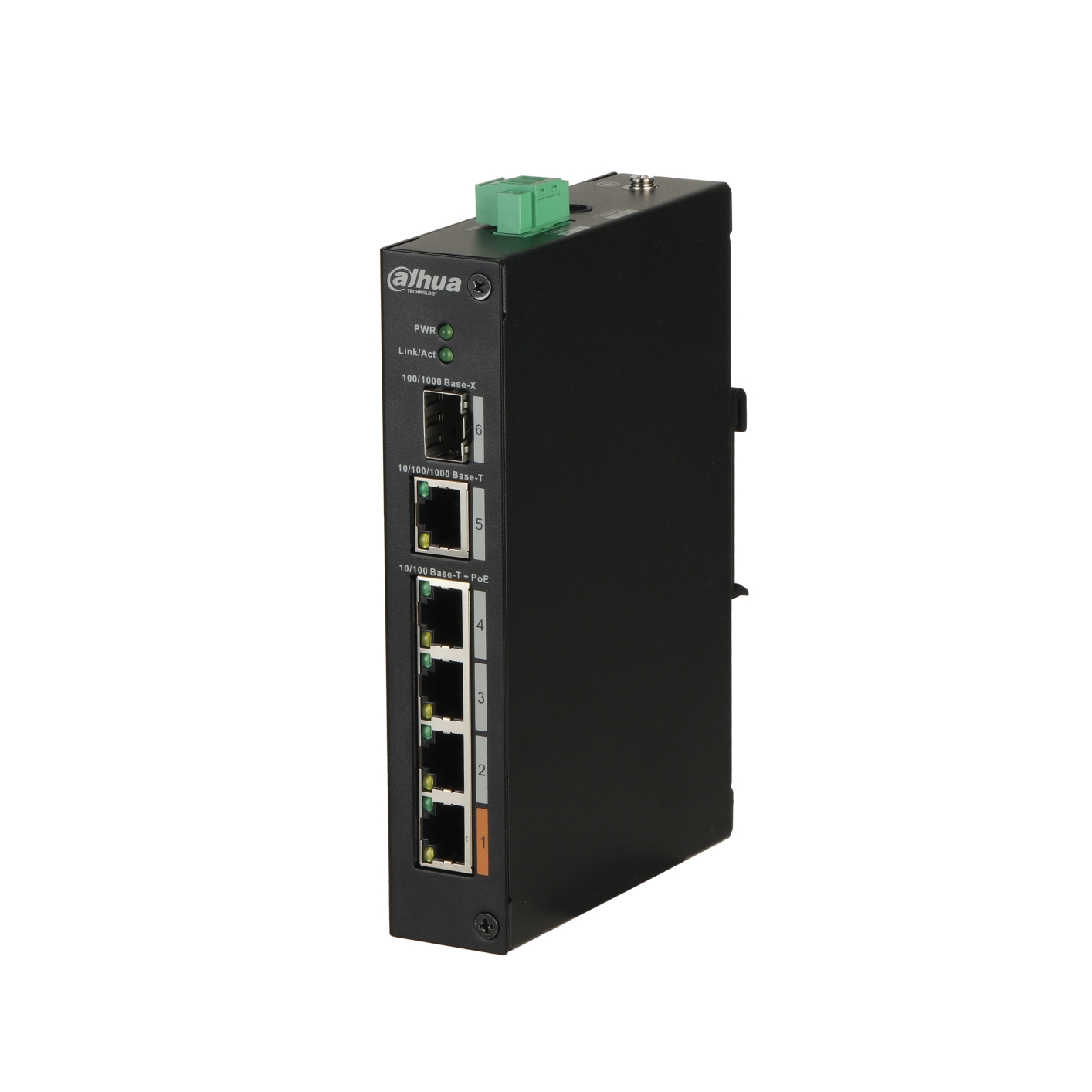 PFS3106-4ET-60 Switch PoE, 4xPoE, 1xUpLink, 1xSFP, DAHUA