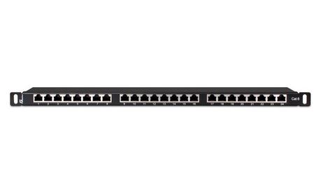 PGF-6FTP24-B8 PATCH PANEL FTP CAT.6 24 PORTY 0.5U