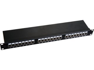 PK-S5-1 Patch panel 1U/19 cali STP ekranowany 24