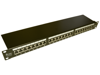PK010 Patch panel STP kat.6 24 porty LSA 1U