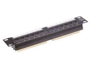 PK014 Patch panel 10'' UTP kat.5e 12 portwów