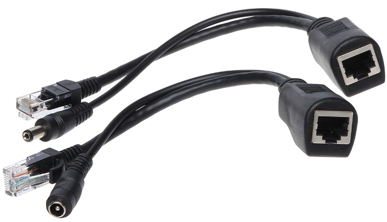 POE-UNI-B Adapter do zasilania po skrętce, czarny