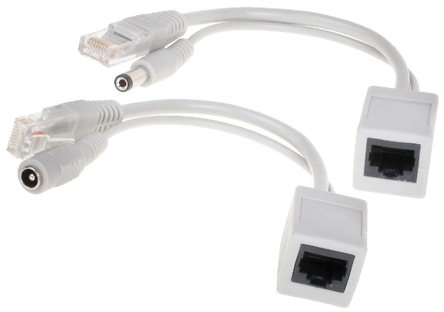 POE-UNI Adapter do zasilania po skrętce, biały