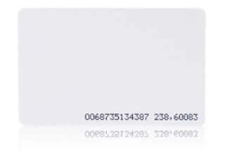 PR-KARTA-ISO-N Karta zbliżeniowa Unique biała z nadrukowanym numerem