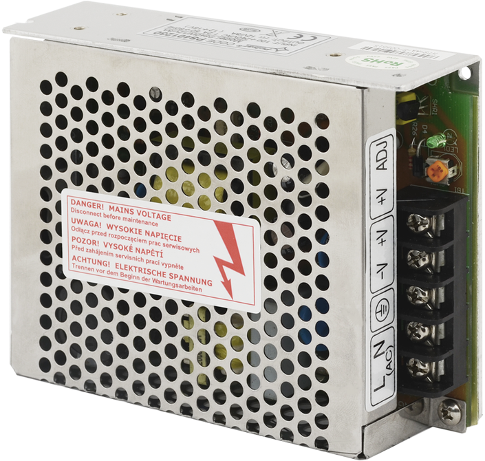 PS-12V3A Zasilacz niebuforowy 13,8V/3A do zabudowy