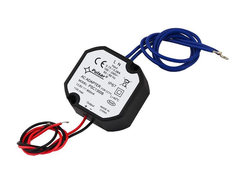 PSC 13008 Zasilacz impulsowy 13,8V/0,8A/55MM