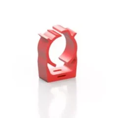 Q07-004 Uchwyt do rur ABS czerwowy, Q07