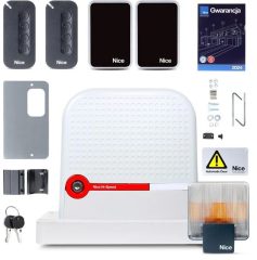 Zestaw NICE ROBUS 600 HI-SPEED MyGO do bram przesuwnych lampą ELDC