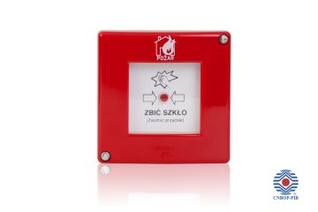 ROP-AD czerwony Ręczny ostrzegacz pożarowy