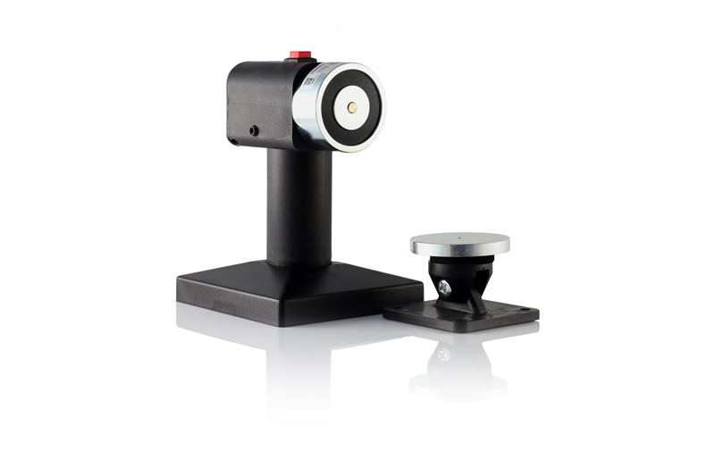 Zwalniak elektromagnetyczny S3-110C, trzymacz elektromagnetyczny Trzymacz drzwiowy, podłogowy, 1000N, czarny