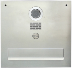 S551-SKM Skrzynka jednowrzutowa, przelotowa na listy Vidos z wbudowanym wideodomofonem 1 - przyciskowy, VIDOS