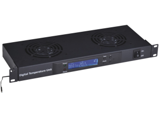 SA-F-1U-2-T2-C Panel wentylacyjny 19" 1U, cyfrowy