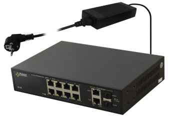 SF108 Switch 12-portowy (8xPoE)