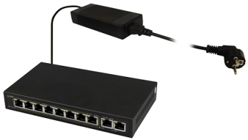 SG108 Switch PoE 10 portowy, 8xPoE