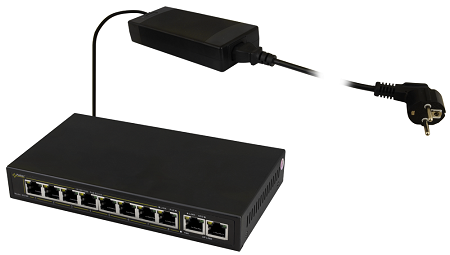 SG108 Switch PoE 10 portowy, 8xPoE