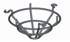 SK 400 Stalowy kosz ochronny dla czujek