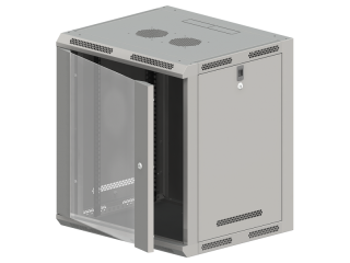 SW-15U-600-600-N-DSJ-OP-RP-B-S Szafa wisząca 19" 15U 600x600, niedzielona