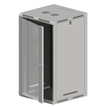 SW-21U-600-500-N-DSJ-OP-RP-B-S Szafa wisząco/stojąca 19" 21U 600x500