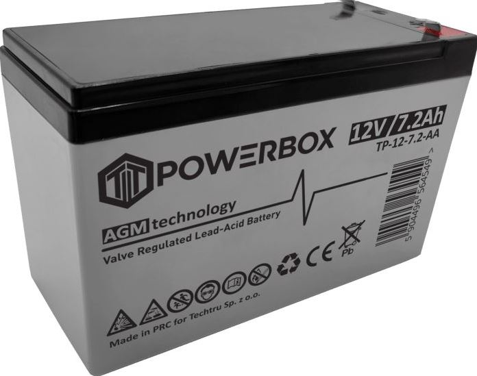 TP-12-7.2-AA Akumulator VRLA AGM 12V 7,2Ah