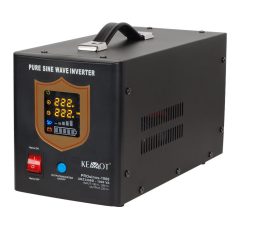 URZ3406B Zasilacz awaryjny PROsinus-1000 przetwornica z czystym przebiegiem sinusoidalnym i funkcją ładowania 12V 230V  1000VA/700W ,czarny KEMOT