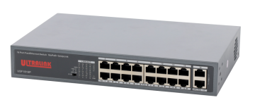 USF1816P Switch PoE FastEthernet, 16xPoE,2xUpLink