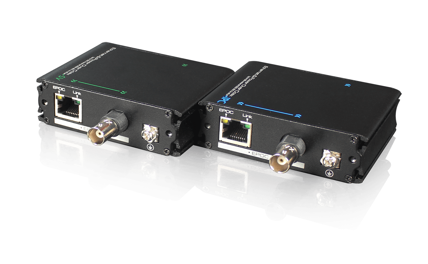 VONT-LE202 Transmisja Ethernet i PoE do 500m (EPOC)