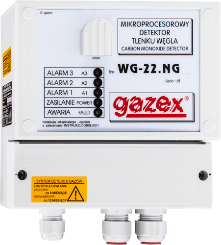 WG-22.NG Mikroprocesorowy detektor tlenku węgla