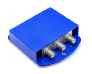 ZWR-210DC Zwrotnica antenowa , dwa wej. VHF i UHF, zakres częstotliwości 5-230MHz (FM/VHF); 470-790MHz (UHF),