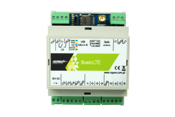 BasicLTE-D4M Moduł powiadomienia i sterowania LTE, DIN