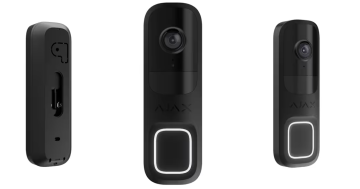 DoorBell BLACK Wideodomofon z wbudowaną sztuczną inteligencją, sensorem PIR i sterowaniem za pośrednictwem aplikacji