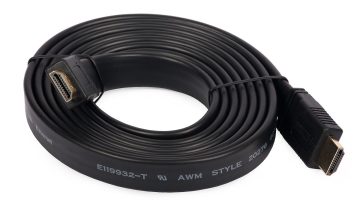 HDMI-S2P Kabel HDMI-HDMI 2m płaski, v1.4, Ethernet, FullHD