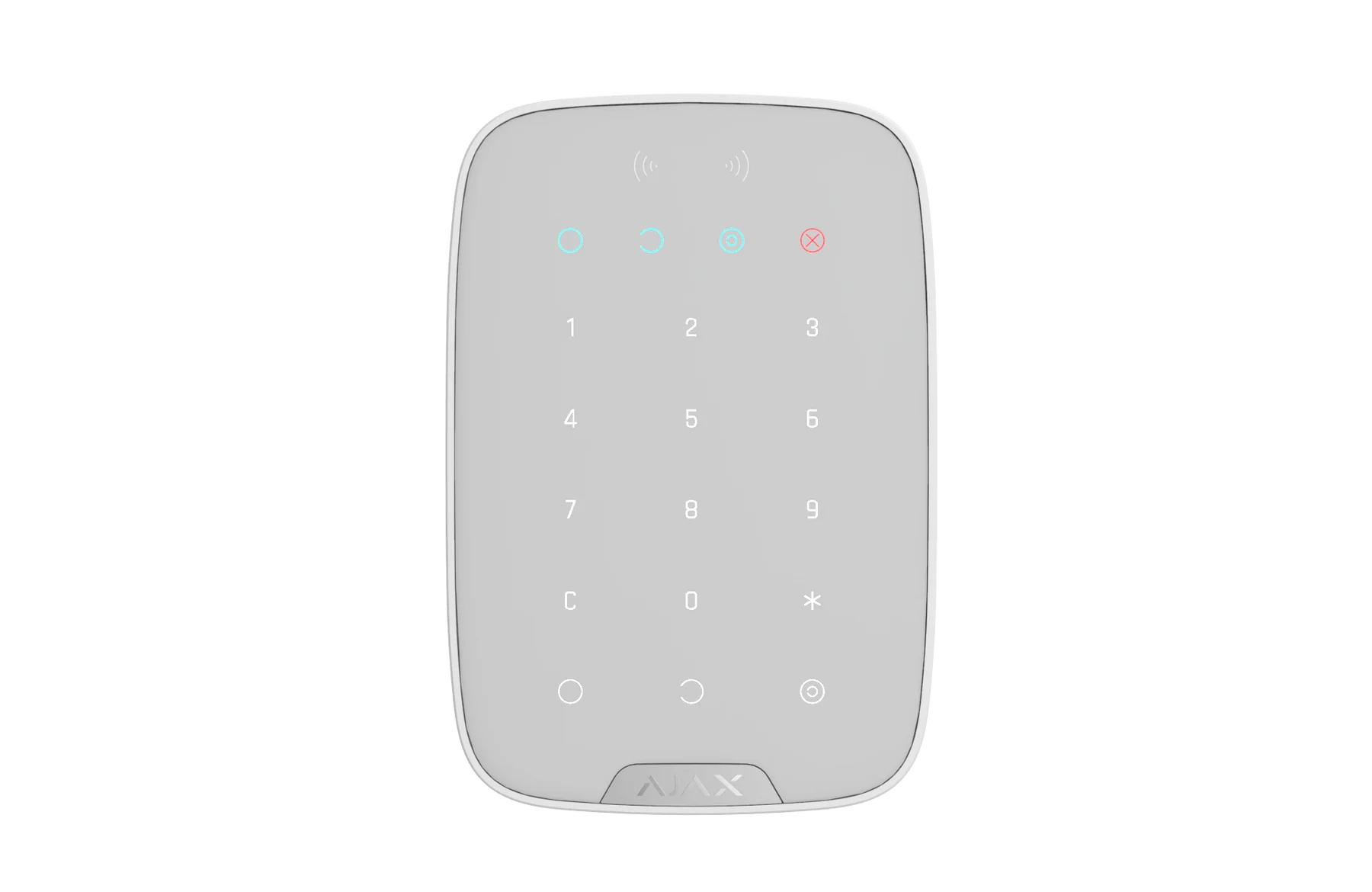 KeyPad Plus WHITE Bezprzewodowa klawiatura, obsługa kart, biała