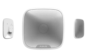 StreetSiren WHITE Bezp. sygn. zew. akustyczno-optyczny, biały