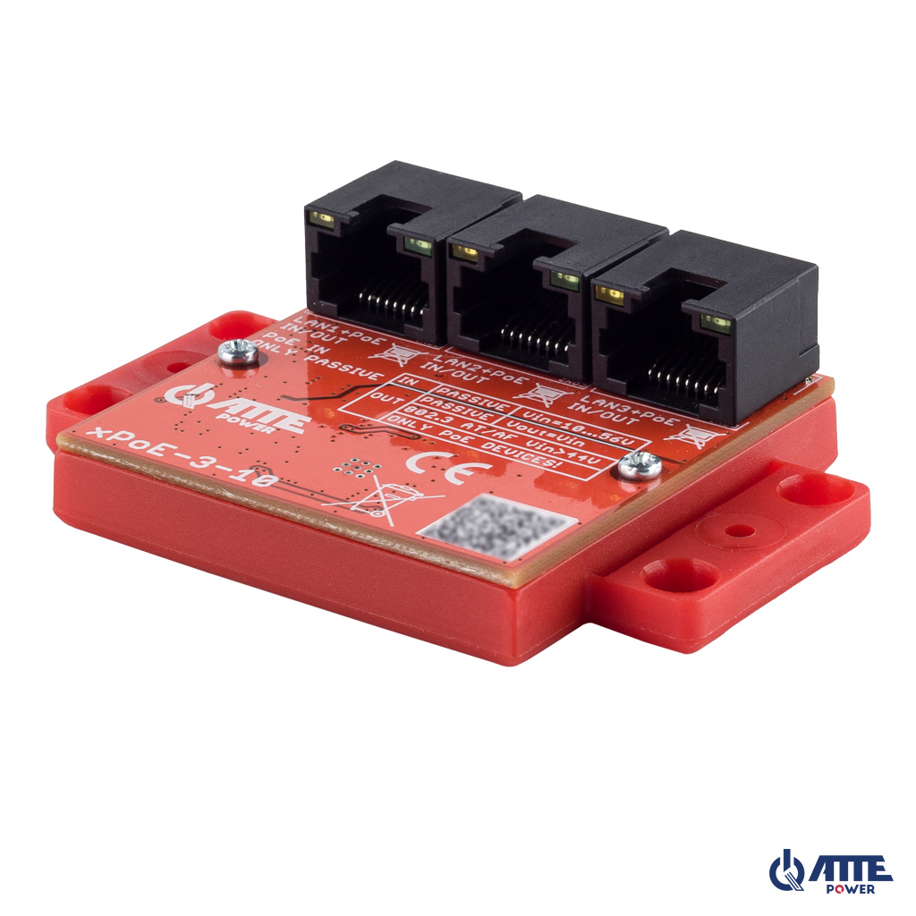 xPoE-3-10 Extender, switch PoE, 3 porty