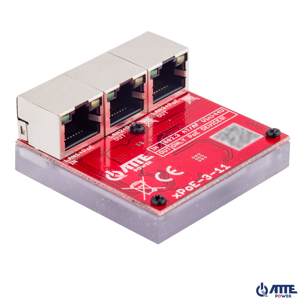 xPoE-3-11 Extender, switch PoE, 3 porty