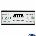 XPOE-4-11-HS Extender, switch PoE, 4 porty 10/100Mbps (1xPoE IN 802.3at/af + 3xPoE OUT)