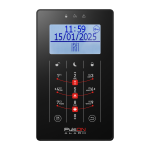 PULSON FRONT LCD/S BLA Panel przedni LCD w kolorze czarnym