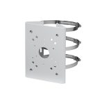 BCS-L-AS Uchwyt słupowy biały stal max 10 kg do słupa Ø150mm