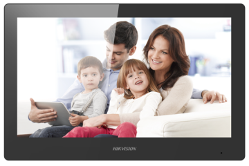 DS-KH8520-WTE1/EU Stacja wewnętrzna, wielkość ekranu 10 ", metalowy  korpus, rozdzielczość 1024 * 600, HIKVISION